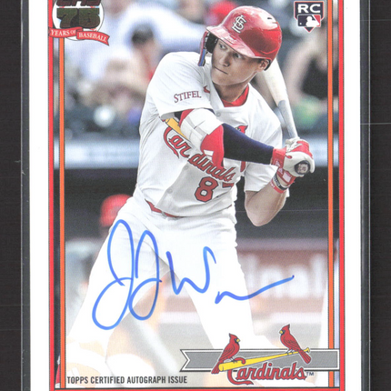 2026 Topps Baseball 1991 Topps Baseball JJ Wetherholt #91A-JJW RC Auto