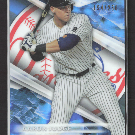 2016 Bowman's Best Aaron Judge #TP-28 Blue Refractor 194/250