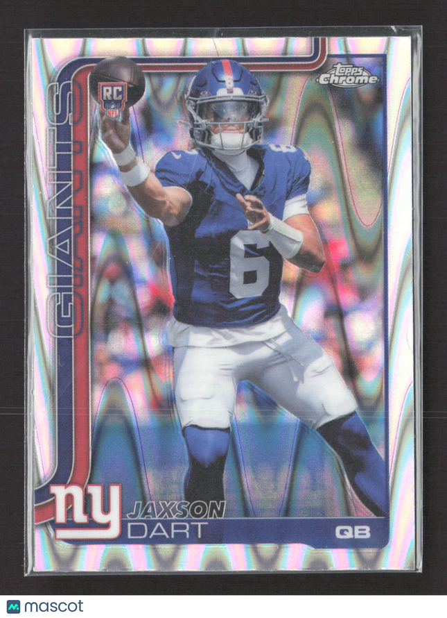 2025 Topps Chrome Jaxson Dart #306 RayWave RC