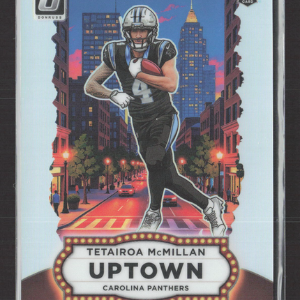 2025 Panini Donruss Optic Prizm Uptown Tetairoa McMillan #20 RC