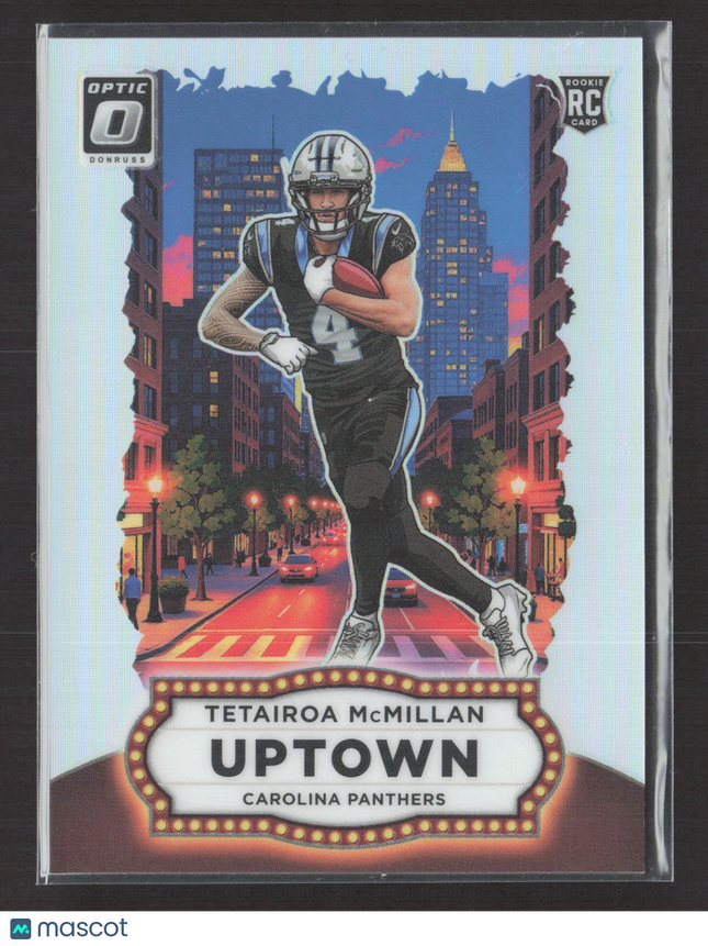 2025 Panini Donruss Optic Prizm Uptown Tetairoa McMillan #20 RC
