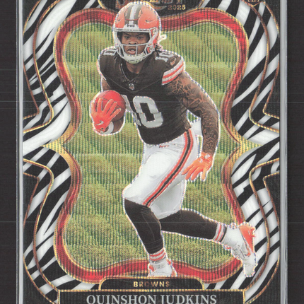 2026 Panini Select Prizm Suite Level Quinshon Judkins #356 Zebra RC