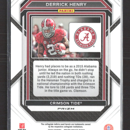 2023 Panini Prizm Draft Picks Derrick Henry #30 Snakeskin