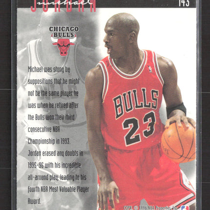 1996 Fleer Ultra Michael Jordan #143 Ultra Effort