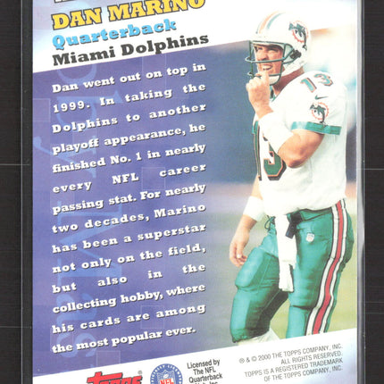 2000 Topps Hobby Masters Dan Marino #HM4