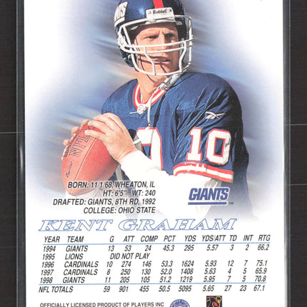1999 SkyBox Premium Kent Graham #4 Star Rubies 02/30
