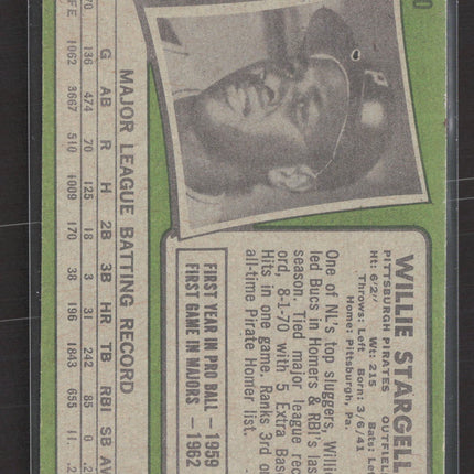1971 Topps Willie Stargell #230