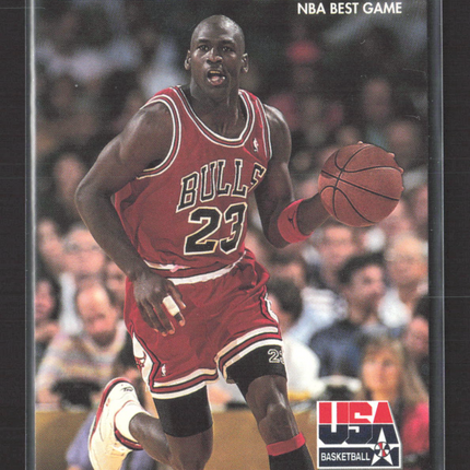 1992 SkyBox USA Basketball NBA Best Game Michael Jordan #40