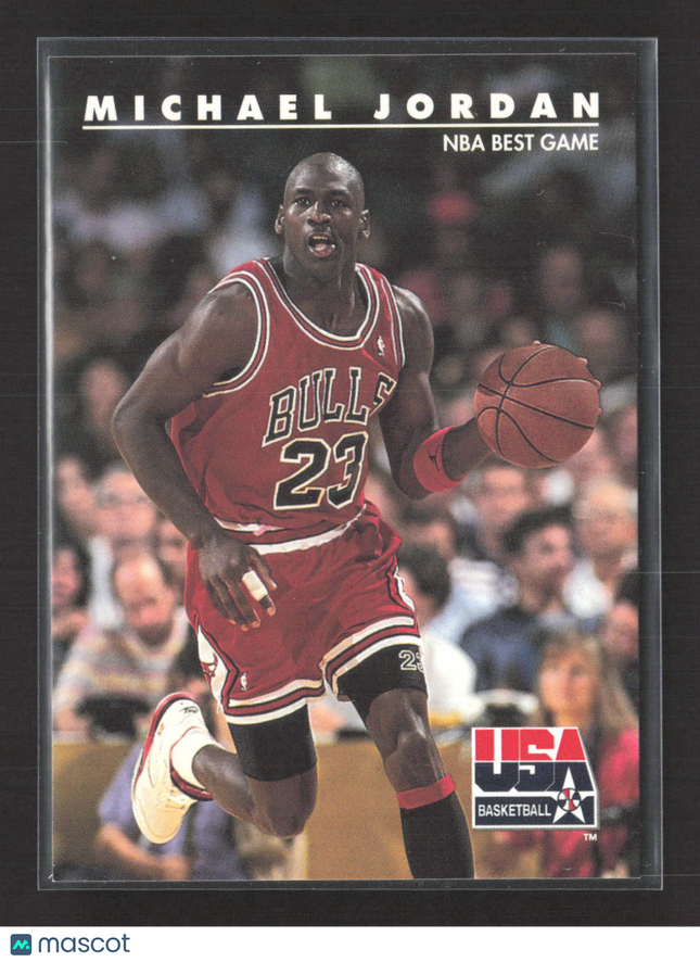 1992 SkyBox USA Basketball NBA Best Game Michael Jordan #40