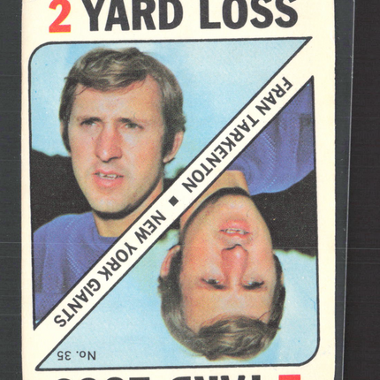 1971 Topps Game Fran Tarkenton #35