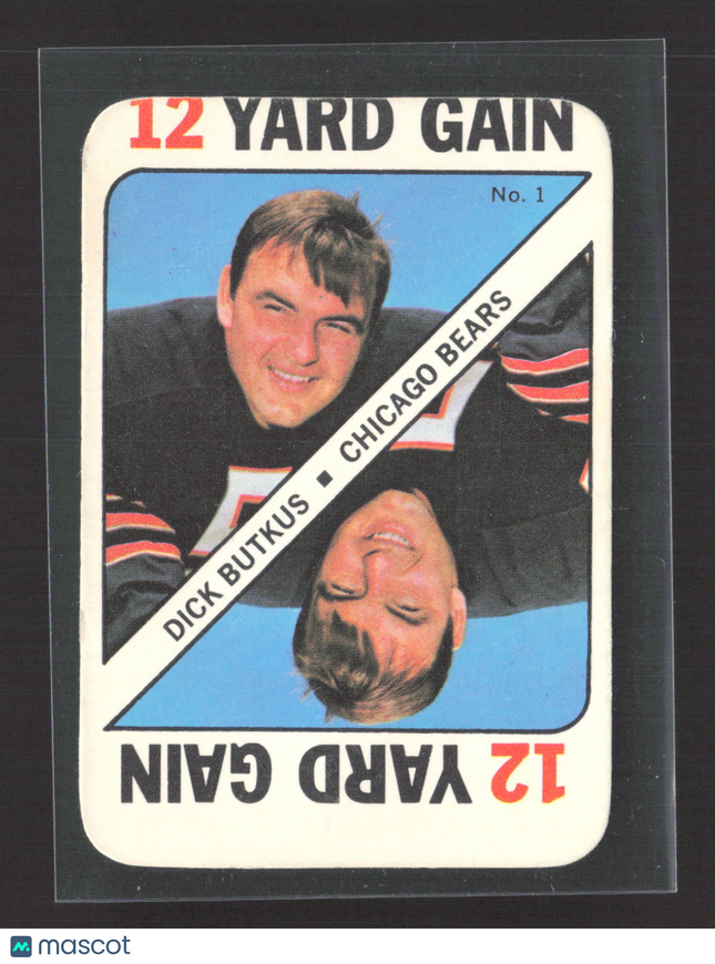 1971 Topps Football Game Dick Butkus #1