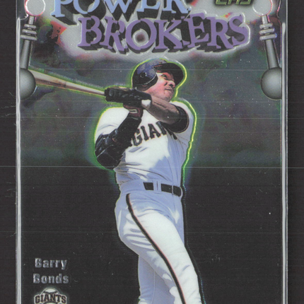 1998 Topps Power Brokers Barry Bonds #PB12