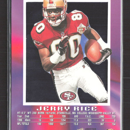 1997 SkyBox E-X2000 Jerry Rice #27