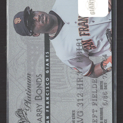 1995 Donruss Studio Platinum Barry Bonds #7