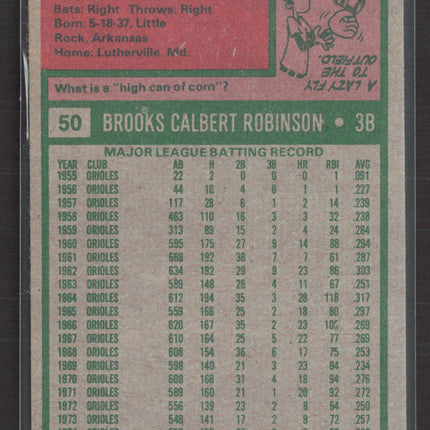 1975 Topps Brooks Robinson #50 All Star