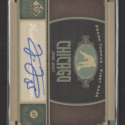 2012 Upper Deck SP Signature Edition Frank Thomas #CWNPD Auto