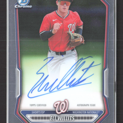 2025 Topps Bowman Chrome Eli Willits #CPA-EW Auto