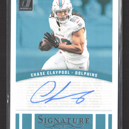 2024 Panini Donruss Signature Series Chase Claypool #SSE-CCL Auto