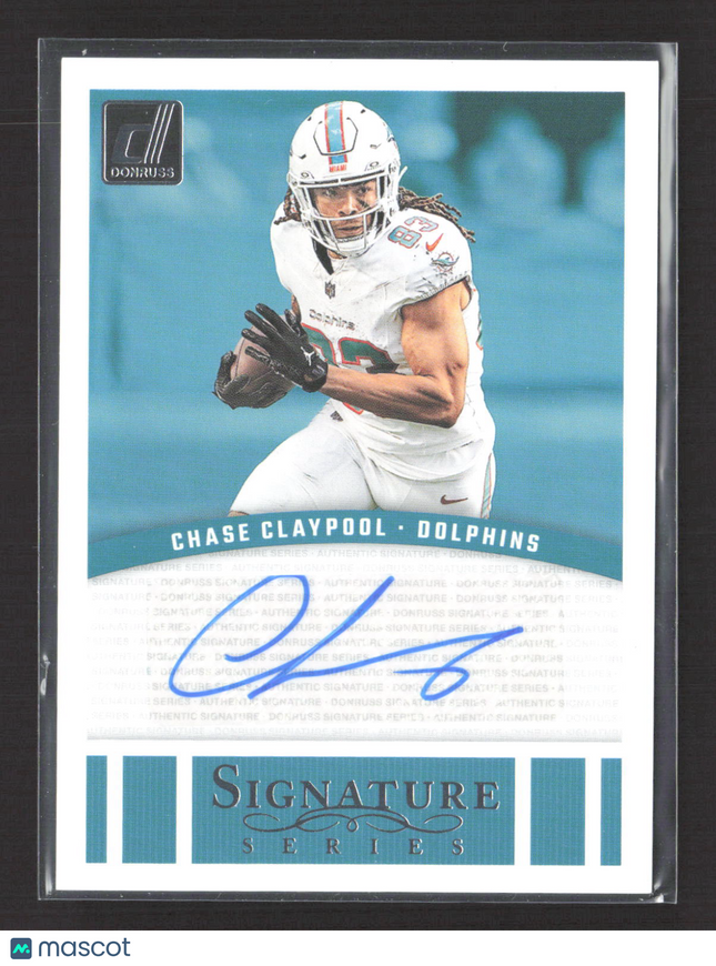 2024 Panini Donruss Signature Series Chase Claypool #SSE-CCL Auto
