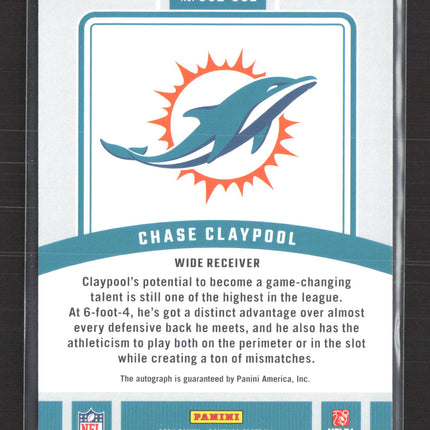 2024 Panini Donruss Signature Series Chase Claypool #SSE-CCL Auto