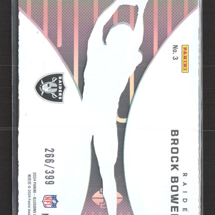 2024 Panini Illusions Clutch Brock Bowers #3 RC /399