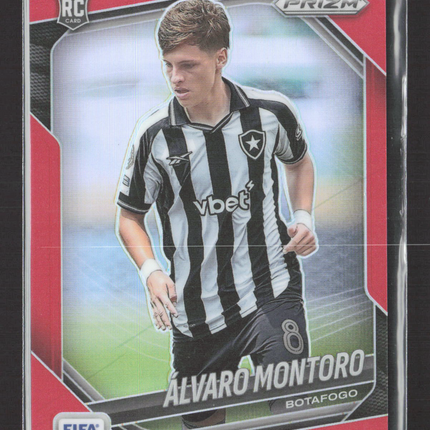 2025 Panini Prizm FIFA Soccer Alvaro Montoro #69 Red RC /149
