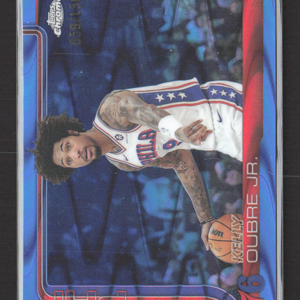 2025 Topps Chrome Kelly Oubre Jr. #114 Blue Wave 059/150