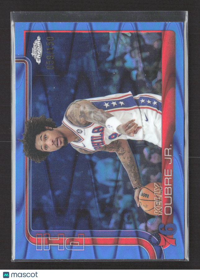 2025 Topps Chrome Kelly Oubre Jr. #114 Blue Wave 059/150