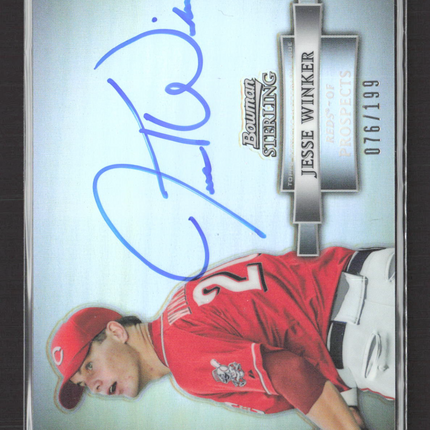 2012 Bowman Sterling Jesse Winker #BSAP-JWI 076/199 Auto