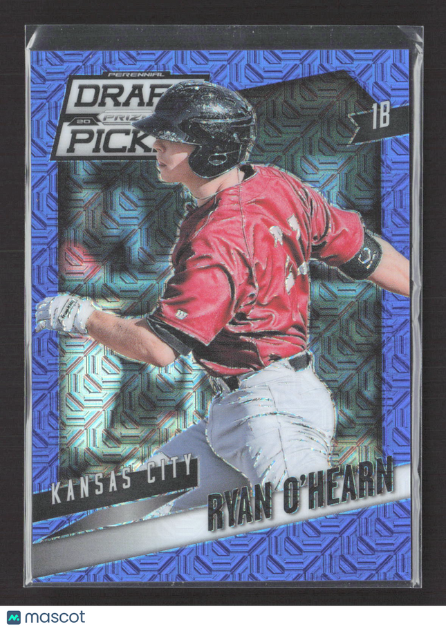 2014 Panini Prizm Perennial Draft Picks Ryan O'Hearn #68 Blue Mojo /75
