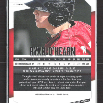 2014 Panini Prizm Perennial Draft Picks Ryan O'Hearn #68 Blue Mojo /75