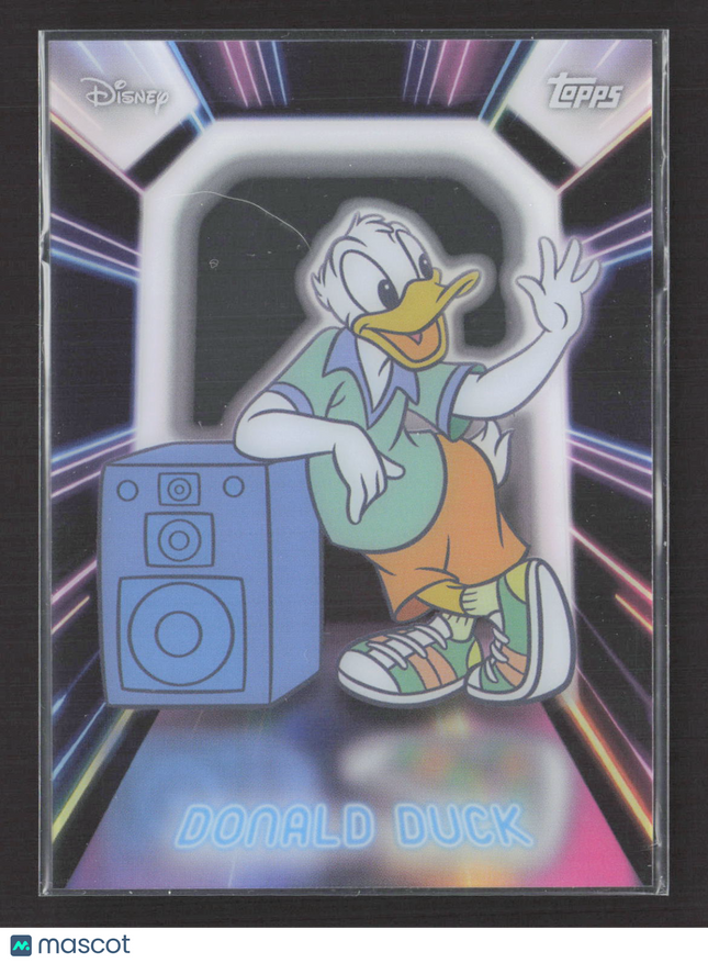 2026 Topps Disney Neon Illuminated Neon Lights #NPL-7 Donald Duck