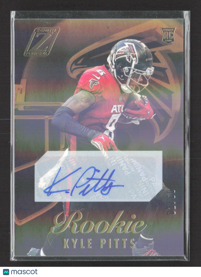 2021 Panini Zenith Football Kyle Pitts #67 RC /60 Auto
