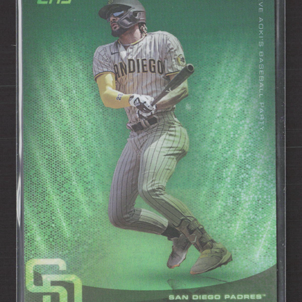 2022 Topps x Steve Aoki Baseball Party Fernando Tatís Jr. #7 Green Wave 44/50