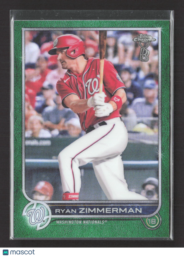 2022 Topps Chrome Ben Baller Edition Ryan Zimmerman #108 Green /99