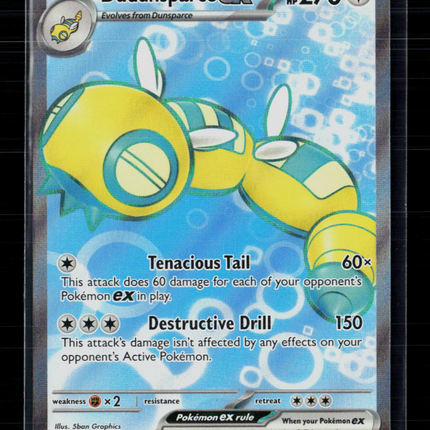 Pokemon 2025 Journey Together Dudunsparce EX FA #178/159