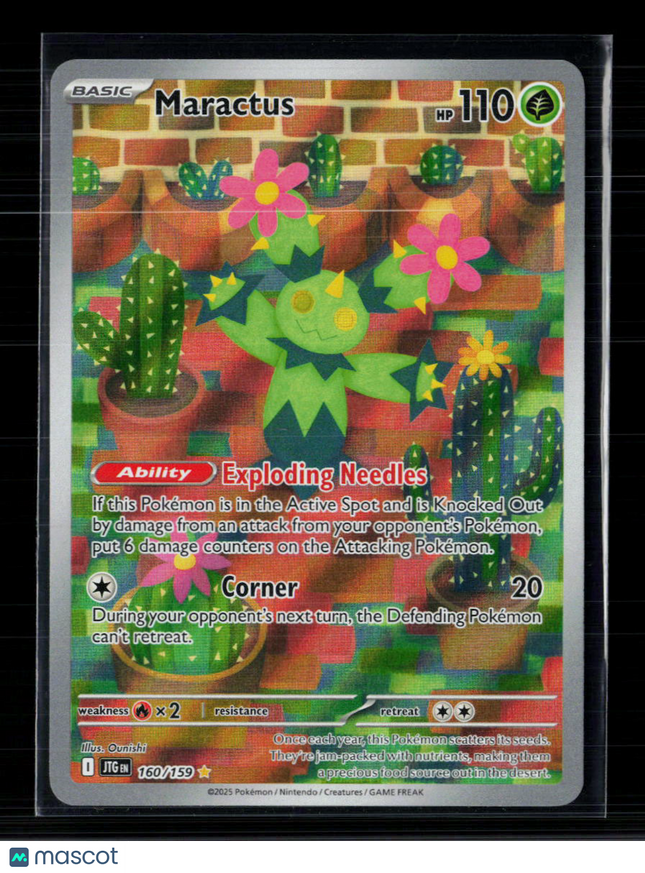 Pokemon 2025 Journey Together Maractus #160/159
