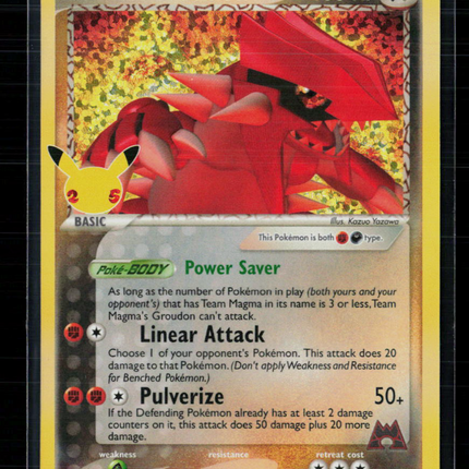 Pokemon 2021 Celebrations Team Magma's Groudon #9/95