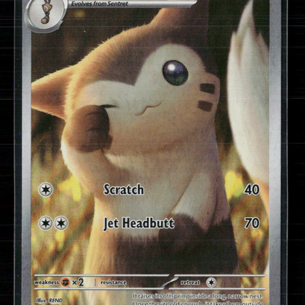 2025 Pokemon Scarlet & Violet Stellar Crown Furret #168/159