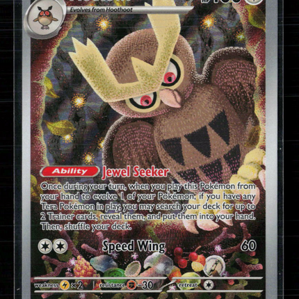 Pokemon 2024 Stellar Crown Noctowl #SVP EN 141