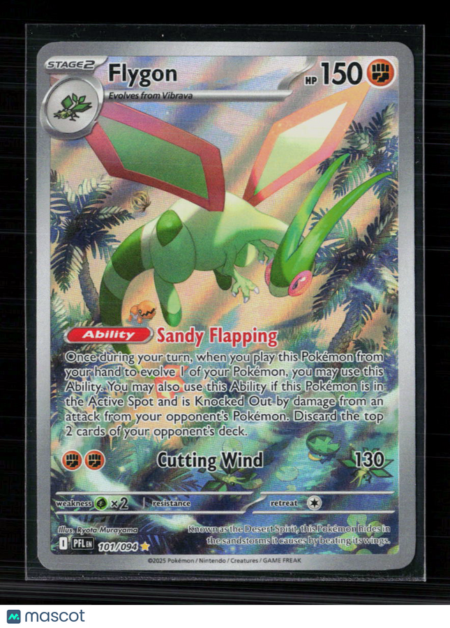 Pokemon 2025 Scarlet & Violet Prismatic Evolutions Flygon #101/94