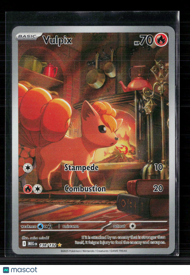Pokemon 2025 Mega Evolution Vulpix #138/132