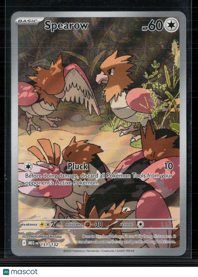 Pokemon 2025 Mega Evolution Spearow #151/132