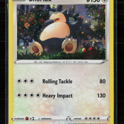 Pokemon 2020 Sword & Shield Snorlax #140/202