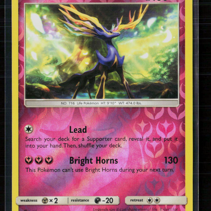 Pokemon 2017 Crimson Invasion Xerneas #73/111 Reverse Foil