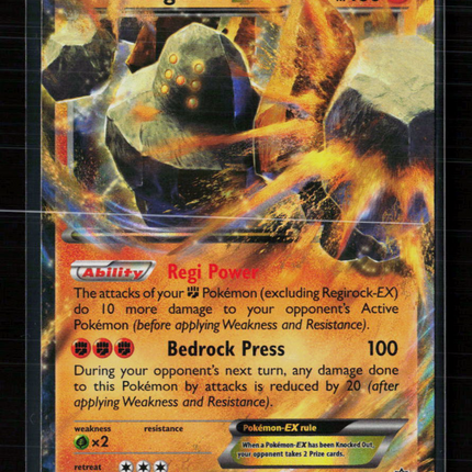Pokemon 2016 Fates Collide Regirock EX #43/124