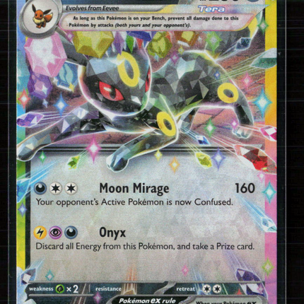 Pokemon 2025 Prismatic Evolutions Umbreon EX RR #60/131