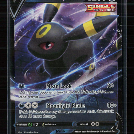 Pokemon 2022 Sword & Shield Promos Umbreon V #SWSH203