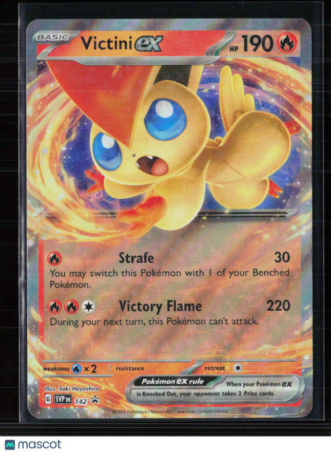 Pokemon 2024 Scarlet & Violet Promos Victini EX #SVP EN 142