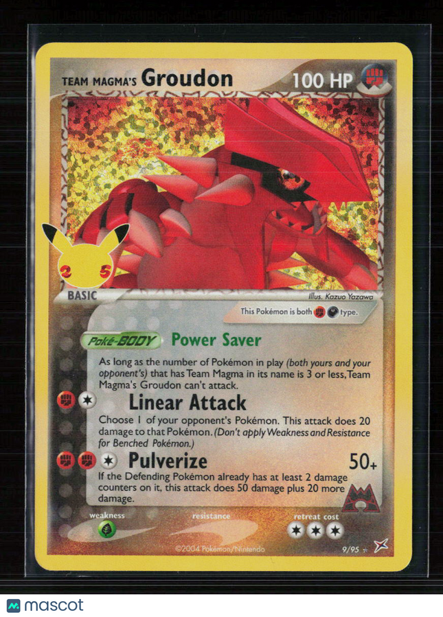 Pokemon 2021 Celebrations Team Magma's Groudon #9/95